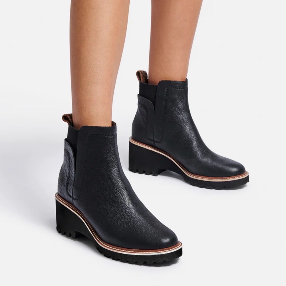 DV by Dolce Vita Black Ankle Booties